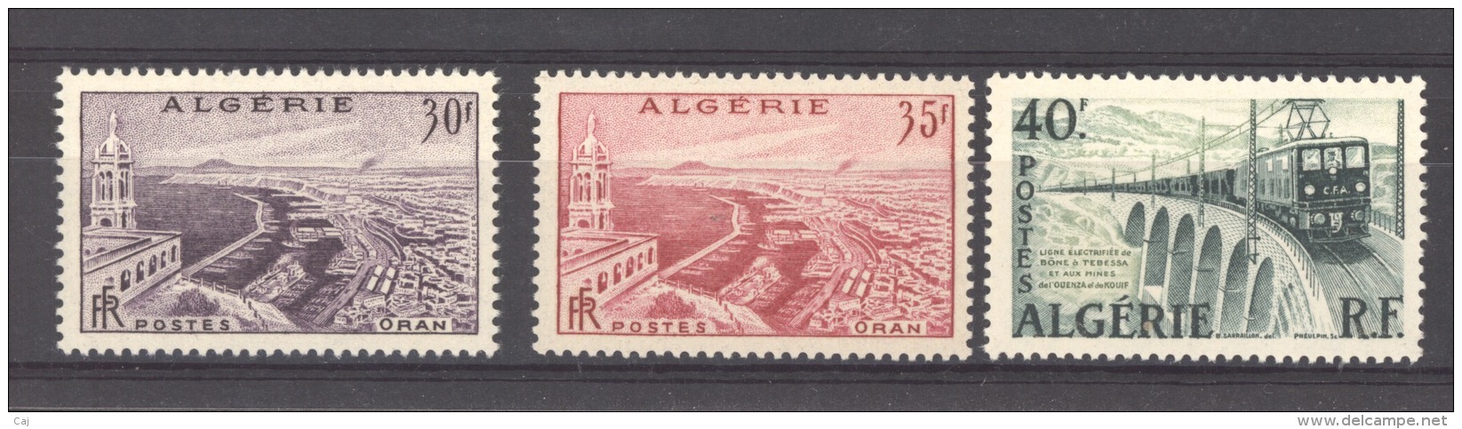 Algérie  :  Yv  339-40  ** - Unused Stamps