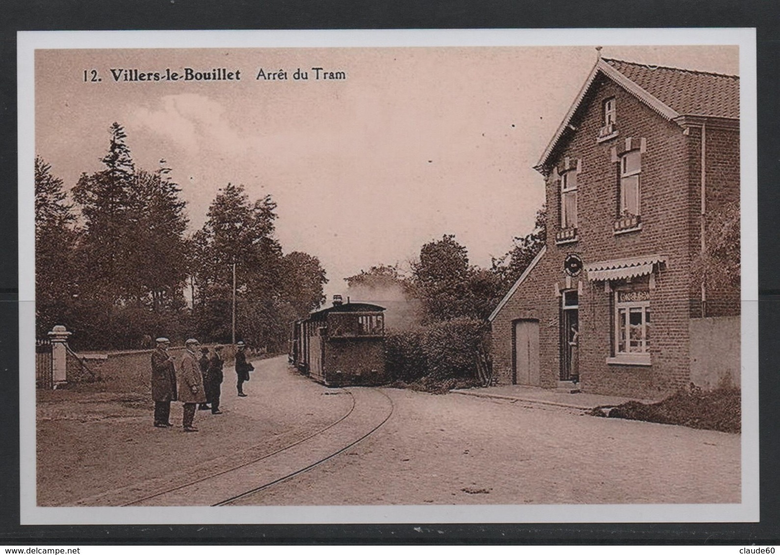 REPRODUCTION VILLERS LE BOUILLET LIEGE  TRAM - Villers-le-Bouillet