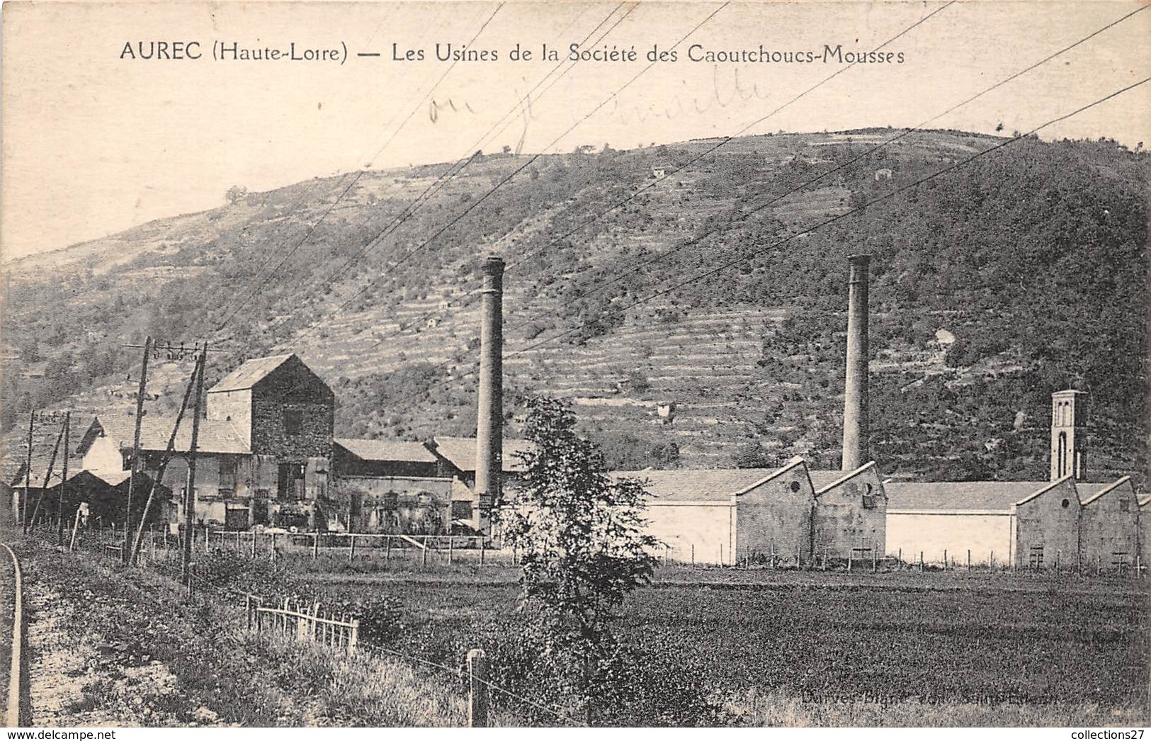 43-AUREC- LES USINES DE LA STE DES CAOUTCHOUCS-MOUSSES - Autres & Non Classés