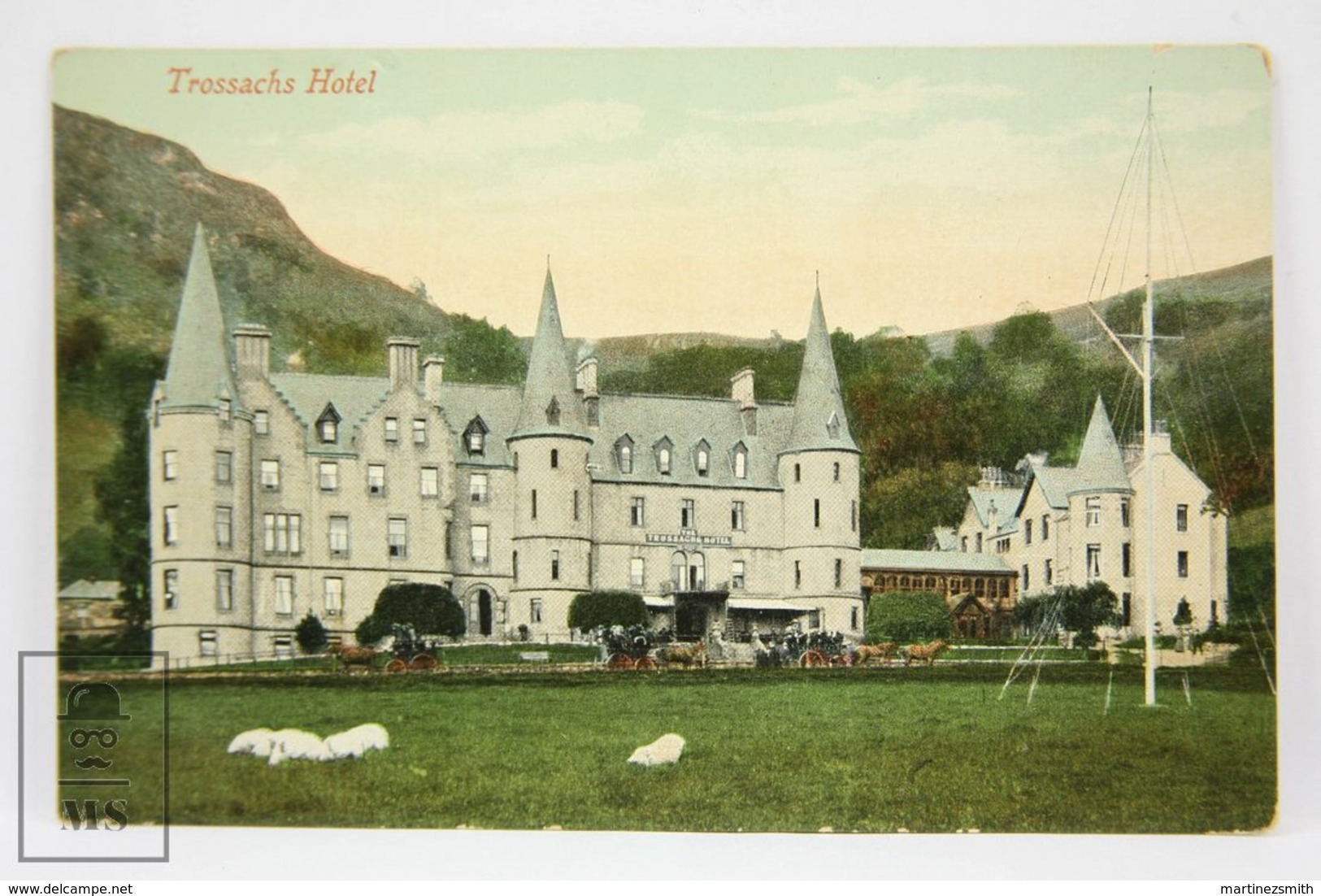 Postcard Scotland - Trossachs Hotel - Main Entrance - Valentines Series - Otros & Sin Clasificación