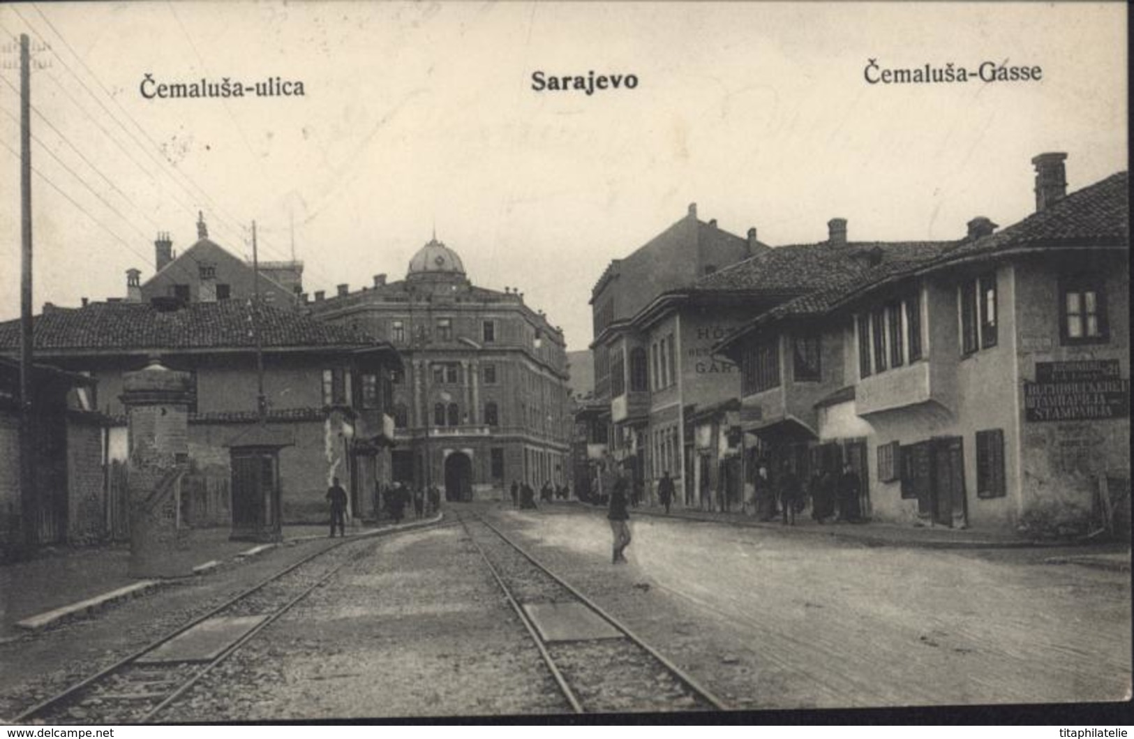 CPA Bosnie Herzégovine Cemalusa Ulica Sarajevo Cemalusa Gasse CAD K U K Milit Post Sarajevo YT 32 25 8 09  10 - Bosnia And Herzegovina