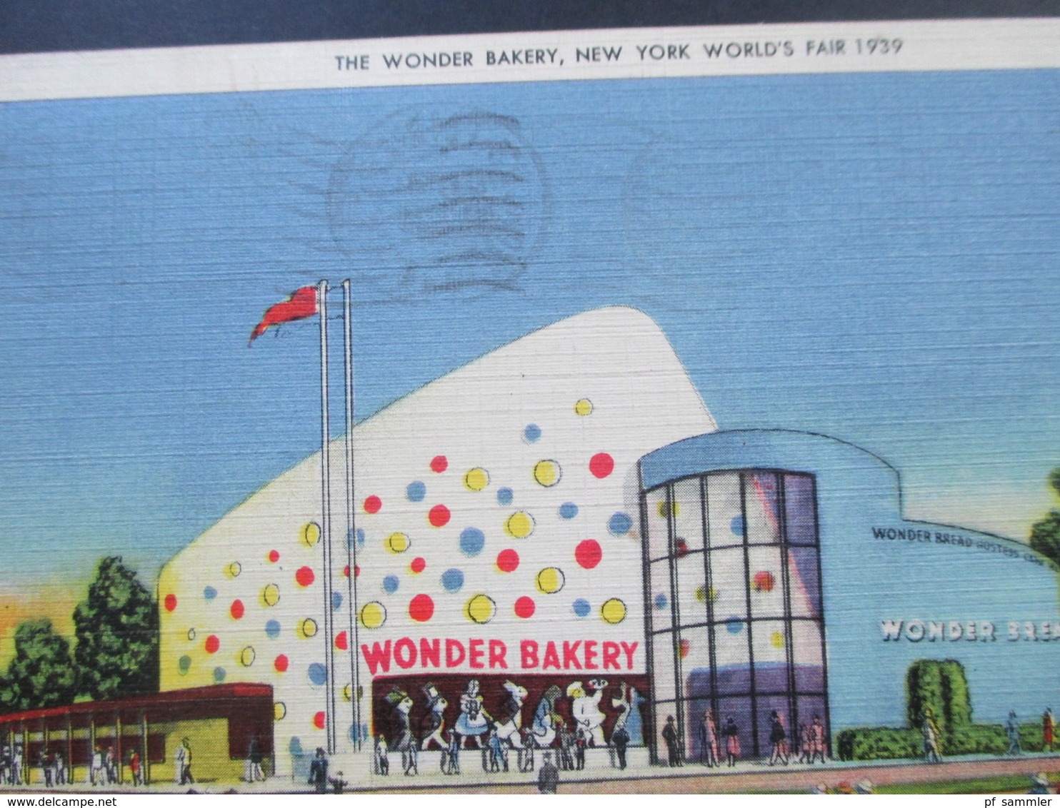 AK USA 1939 The Wonder Bakery New York World's Fair 1939 Stempel Der Weltausstellung! - Exhibitions