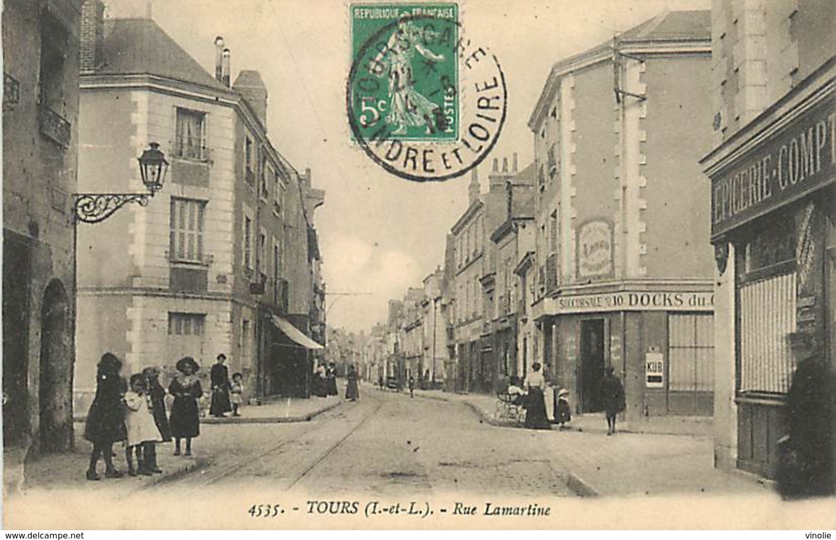 D-18-1410.ben : TOURS. RUE LAMARTINE - Tours