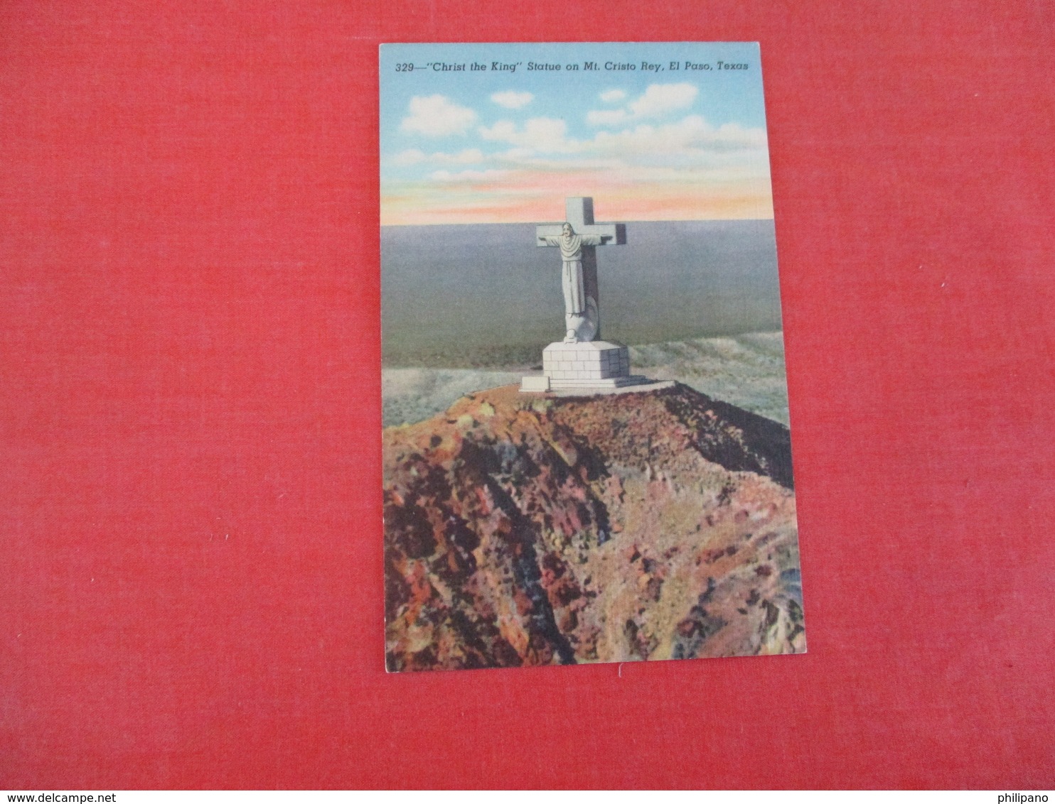 Christ The King Statue On Mt. Cristo Rey   El Paso Texas   Ref 3040 - El Paso