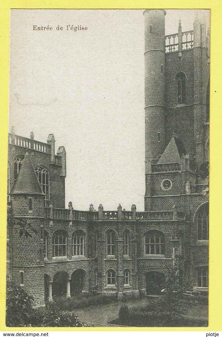 * Wavre Notre Dame - Onze Lieve Vrouw Waver (Antwerpen) * (E. & B.) Institut Des Ursulines, Entrée De L'église - Sint-Katelijne-Waver