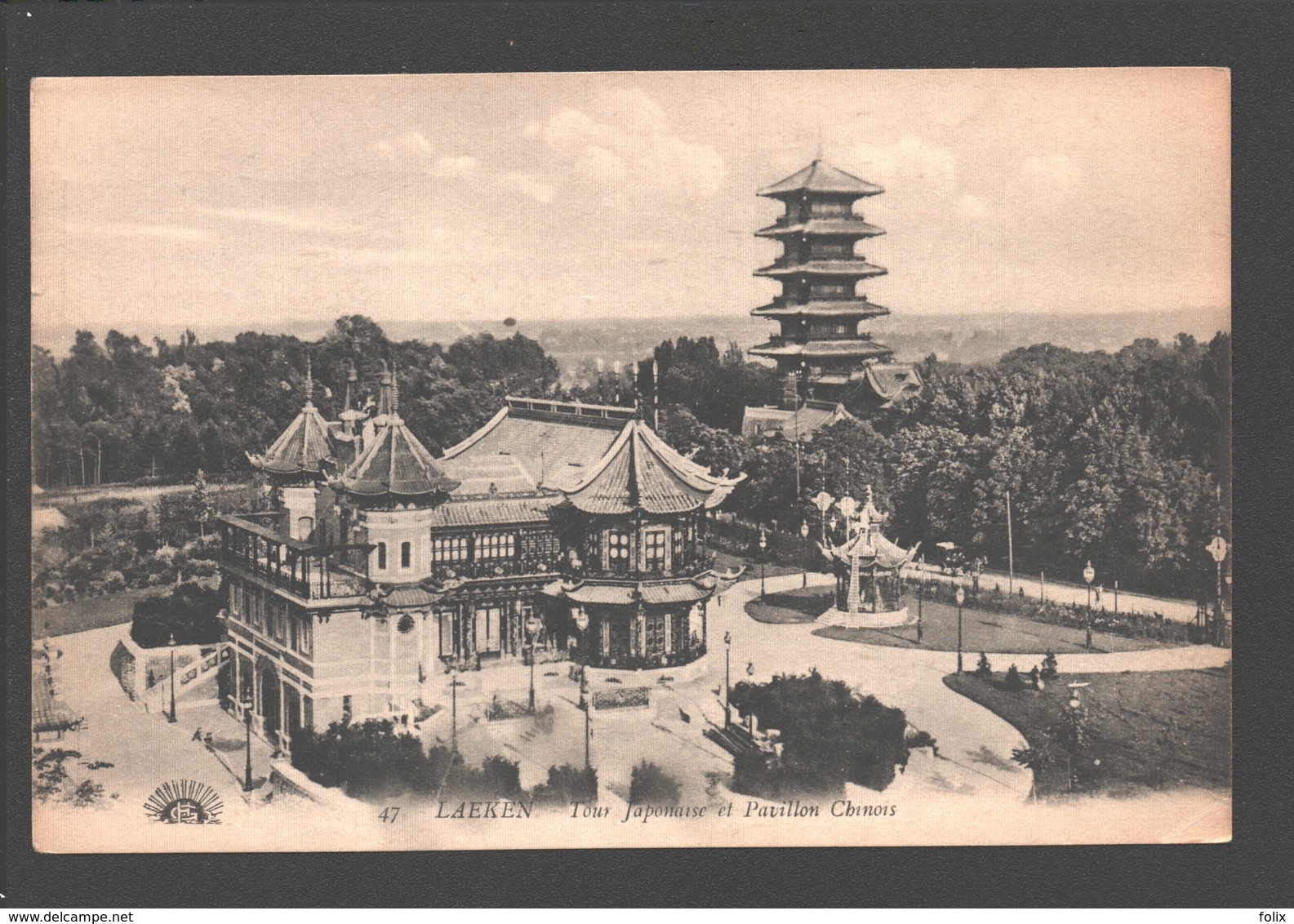 Laken / Laeken - Tour Japonaise Et Pavillon Chinois - 1920 - Laeken