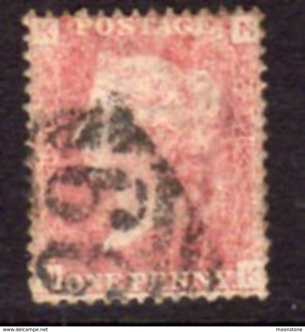 Great Britain GB QV 1858-79 1d Plate 181, Corner Letters KN, Used, SG 43-4 - Oblitérés