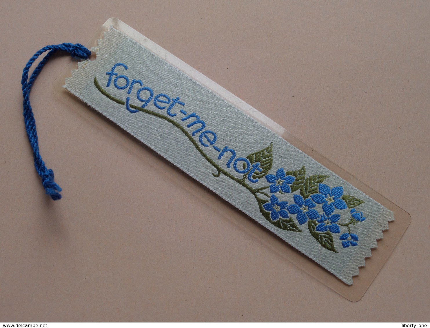 Bookmark, Marque-page, Bladwijzer FORGET Me NOT ( Voir Photo ) Anno 19?? ( Zie Foto Voor Details ) ! - Marque-Pages