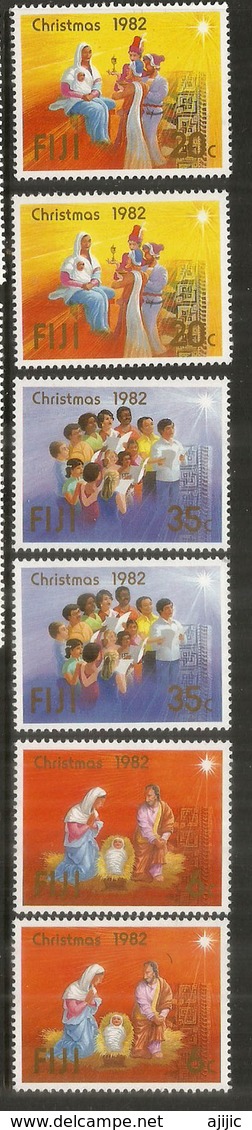 NOËL. La Nativité Aux îles FIDJI.  6  Timbres Neufs **   Côte 5,00 Euro - Fidji (1970-...)