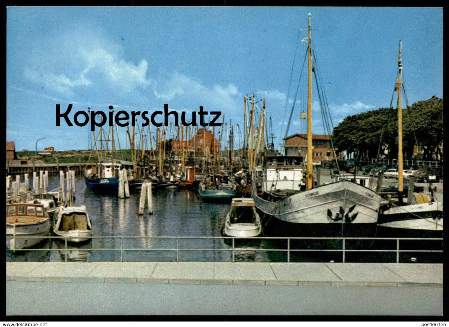 ÄLTERE POSTKARTE WYK AUF FÖHR HAFEN SCHIFF SCHWALBE Boot Ship Harbour Port Ansichtskarte AK Postcard Cpa - Föhr