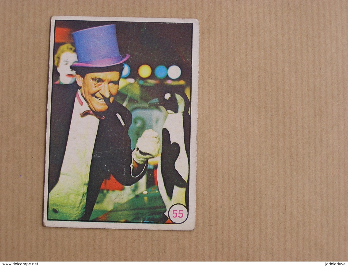 BATMAN  N° 55 Vintage Rare Old Trading Card TV Film Série TV 1966 Vignette Greenway Productions National Périodical - Autres & Non Classés