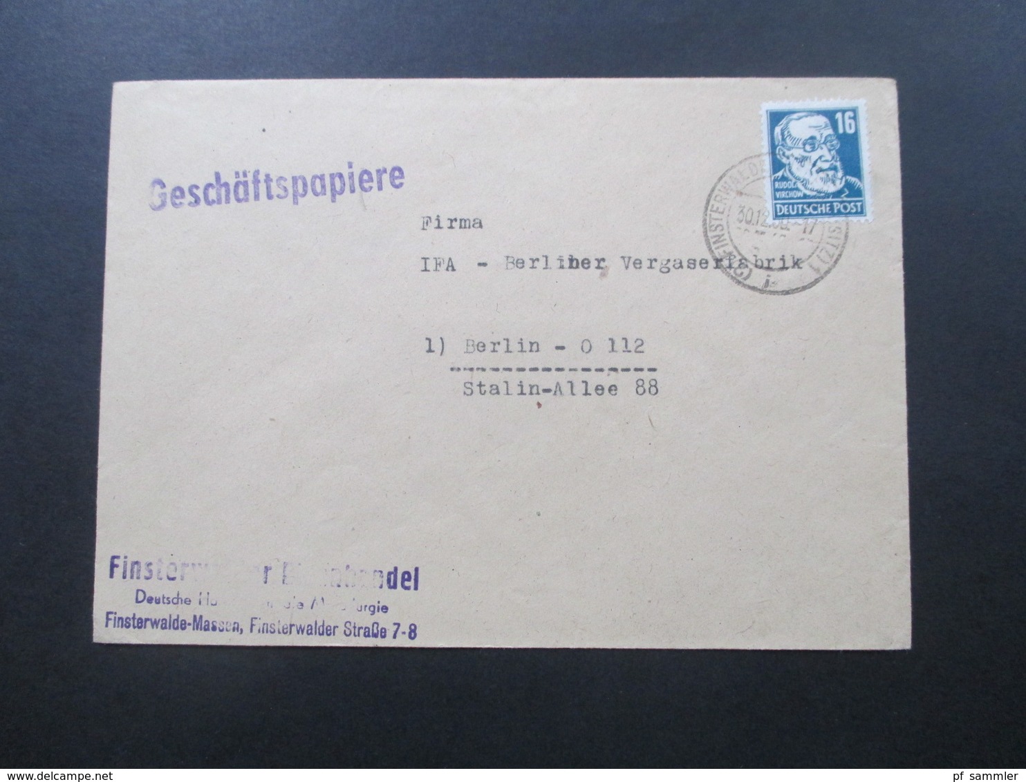 DDR Dienstpost ab 1949 - 50er Jahre. Frankiert / Freistempel. VD und ein Beleg Verwaltungswertpost. Toller Posten!