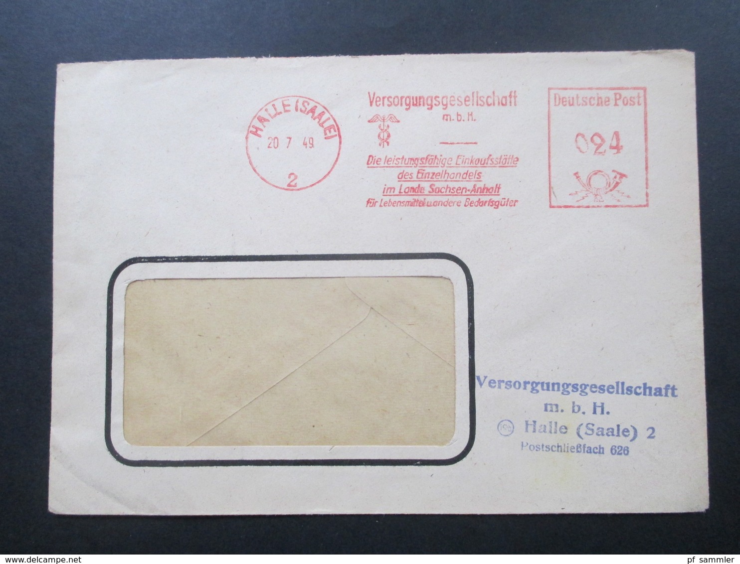 DDR Dienstpost ab 1949 - 50er Jahre. Frankiert / Freistempel. VD und ein Beleg Verwaltungswertpost. Toller Posten!