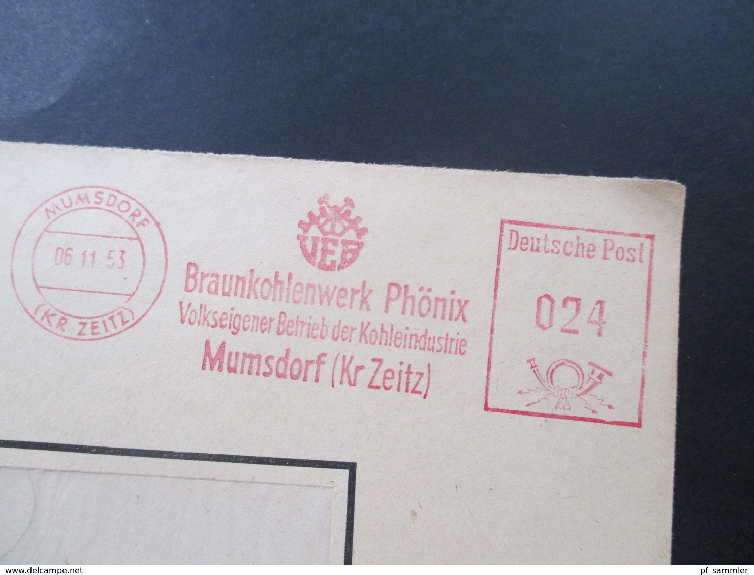 DDR Dienstpost ab 1949 - 50er Jahre. Frankiert / Freistempel. VD und ein Beleg Verwaltungswertpost. Toller Posten!