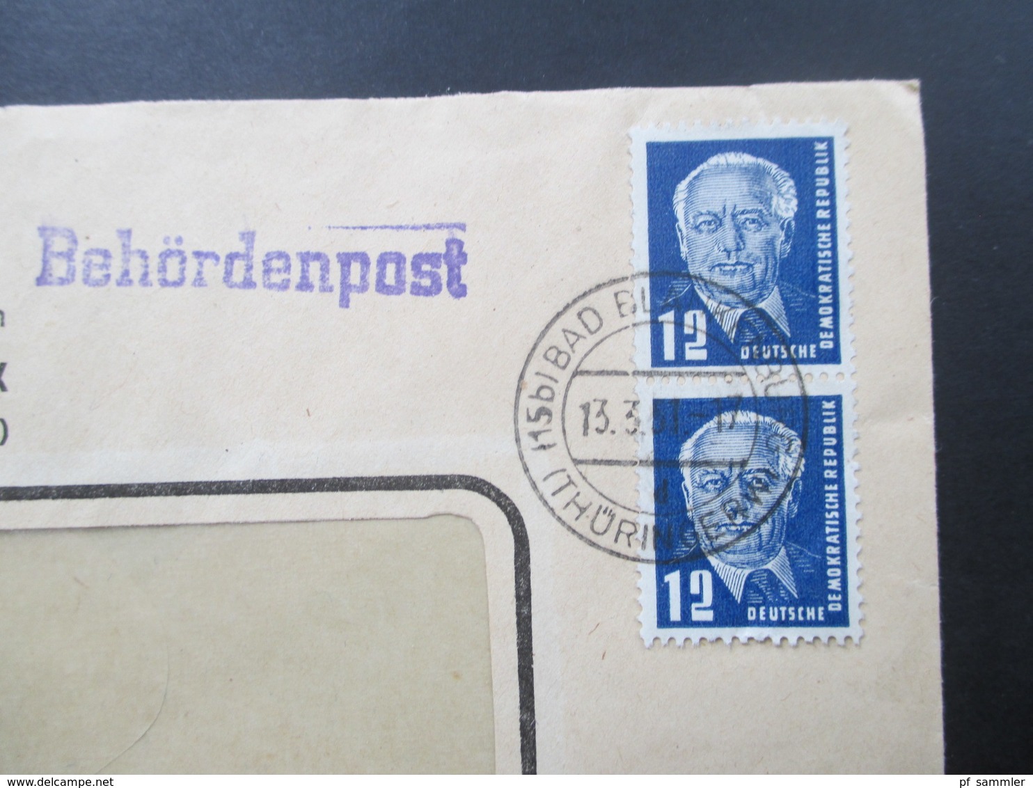 DDR Dienstpost ab 1949 - 50er Jahre. Frankiert / Freistempel. VD und ein Beleg Verwaltungswertpost. Toller Posten!