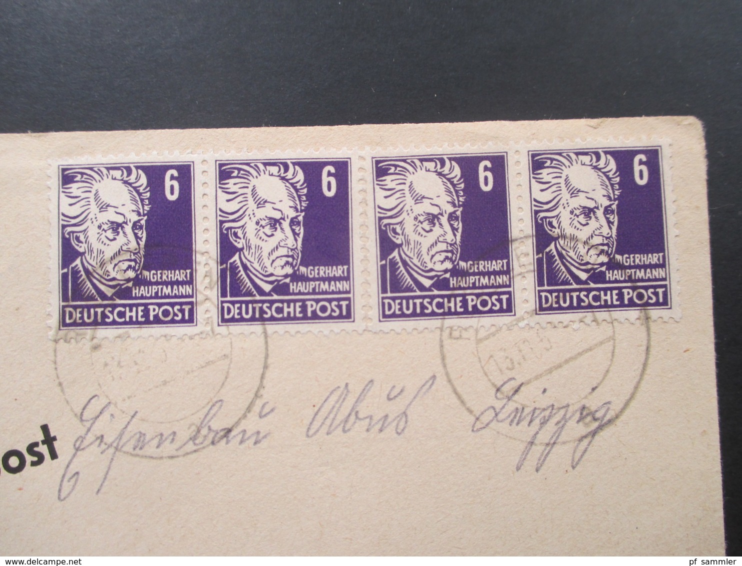 DDR Dienstpost ab 1949 - 50er Jahre. Frankiert / Freistempel. VD und ein Beleg Verwaltungswertpost. Toller Posten!