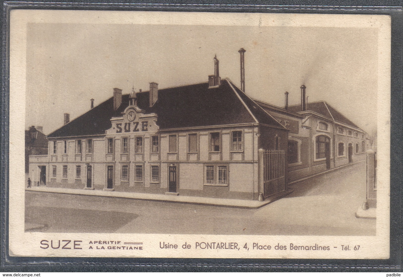 Carte Postale 25. Pontarlier  SUZE Usine D'apéritif à La Gentiane Très Beau Plan - Pontarlier