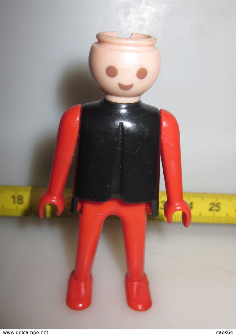 PLAYMOBIL GEOBRA 1974 RED/BLACK - Playmobil