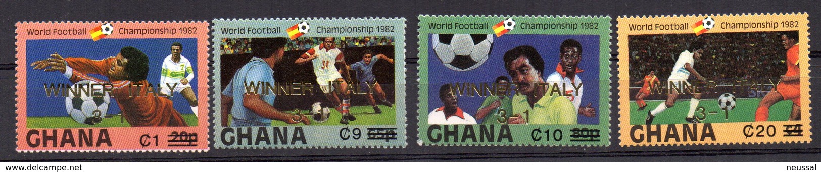 Serie Nº 773/6 Ghana - 1982 – Espagne