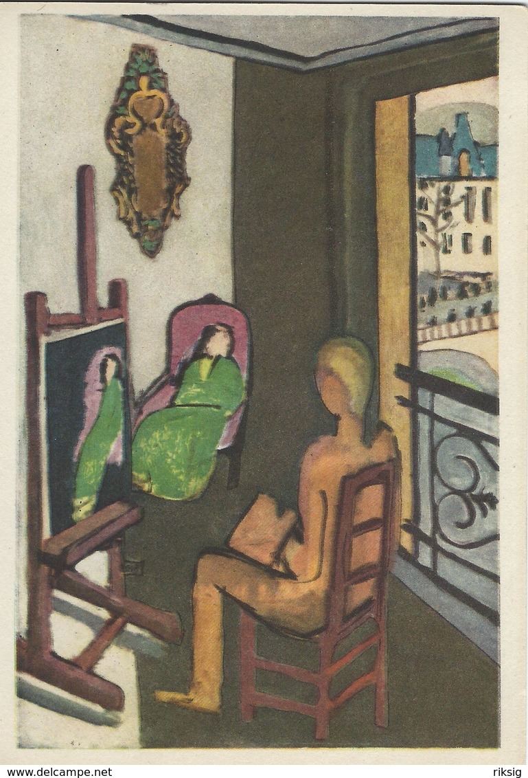 H. Matisse - Painting: Le Peintre - The Painter.Musee D`Art Moderne,Paris.   # 07900 - Paintings