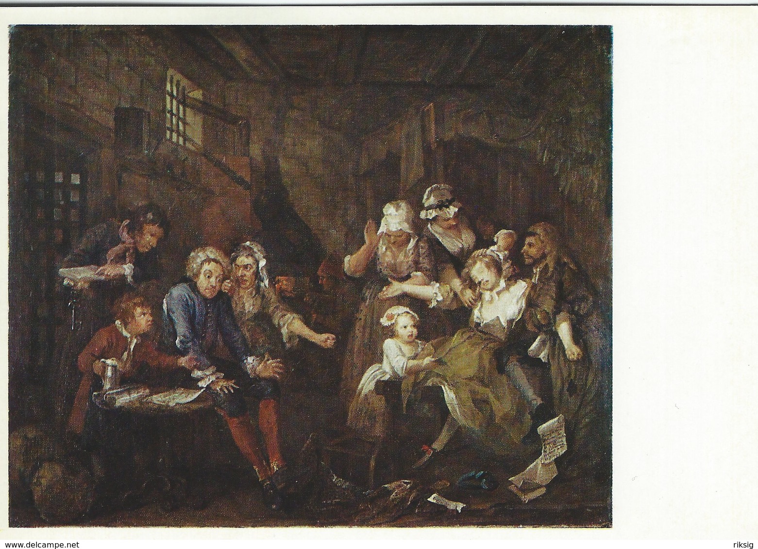 William Hogarth.  - Painting.  Used In Denmark 1979   # 07902 - Paintings