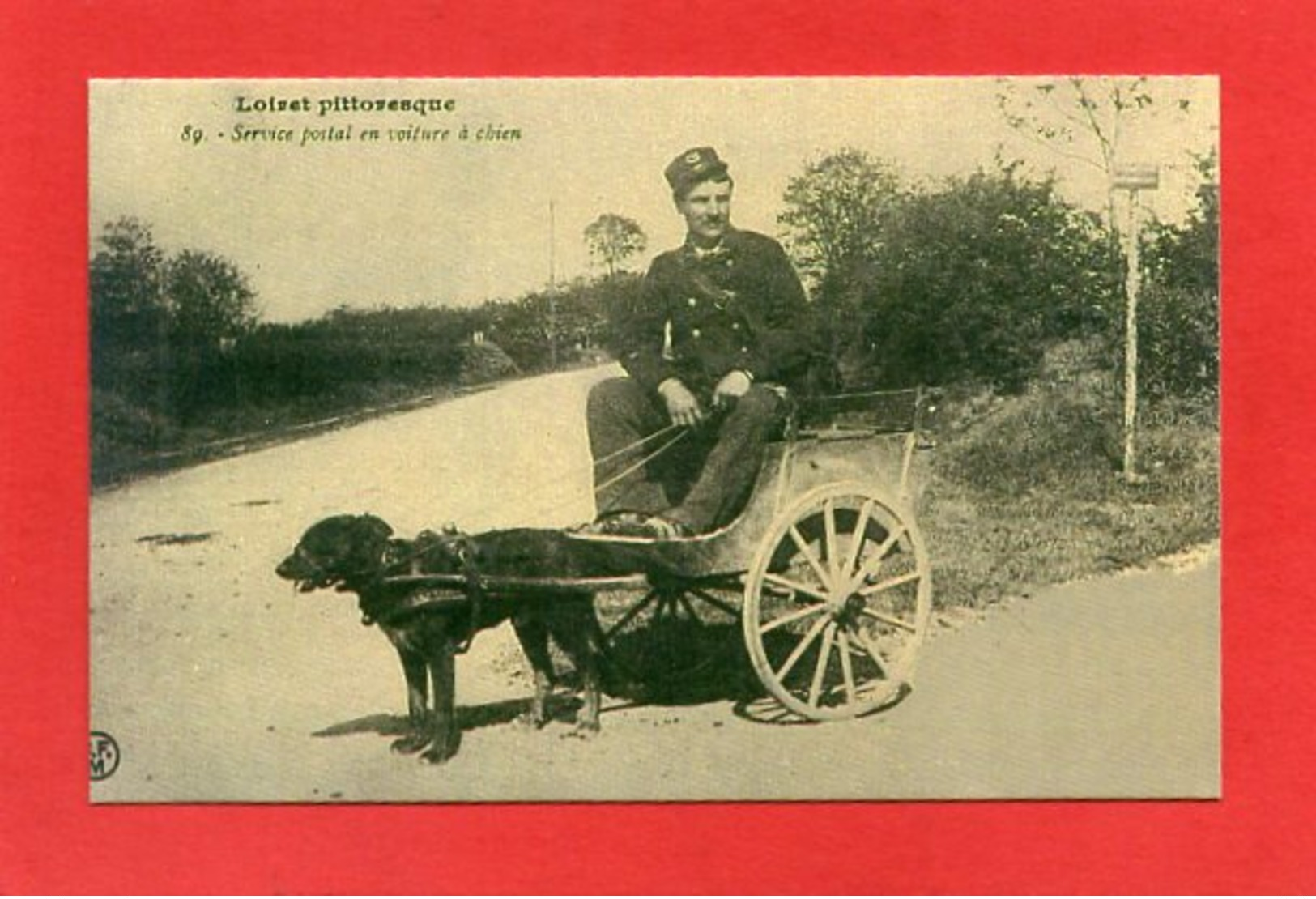 U3// 45 LOIRET Service Postal En Voiture à Chien  / NON  écrite C'ETAIT LA FRANCE Ed CECODI Lire Description - Autres & Non Classés