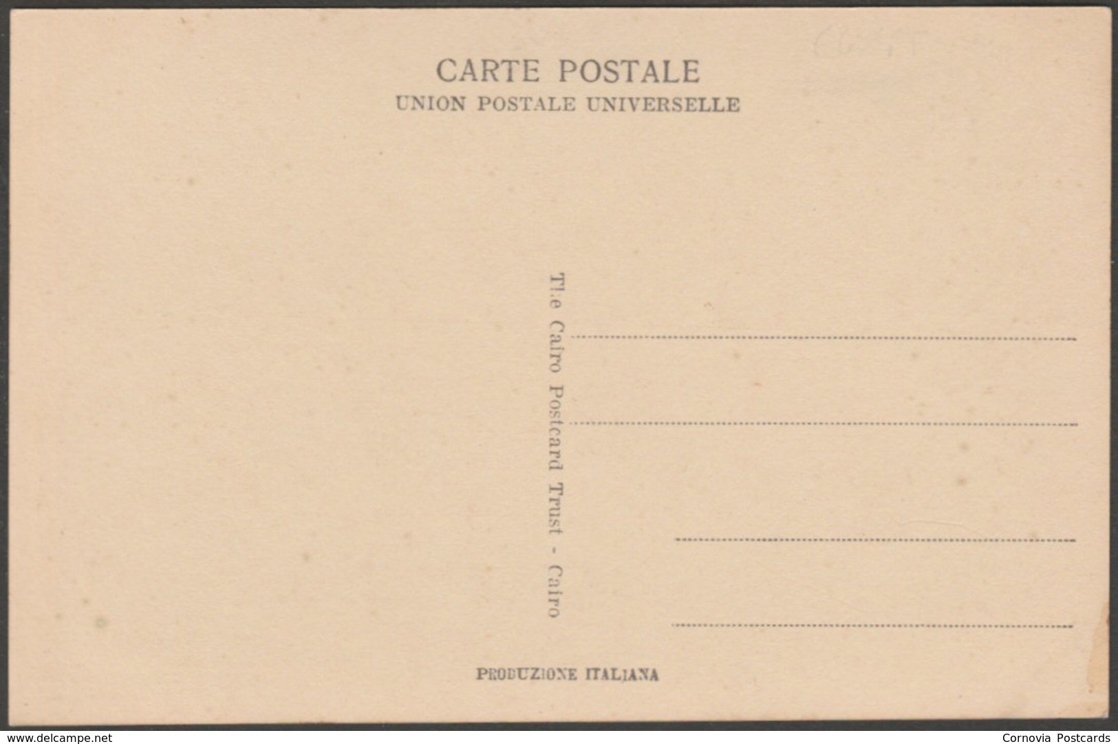 Vue Generale De La Citadelle, Le Caire, C.1910 - Cairo Postcard Trust RP Postcard - Cairo