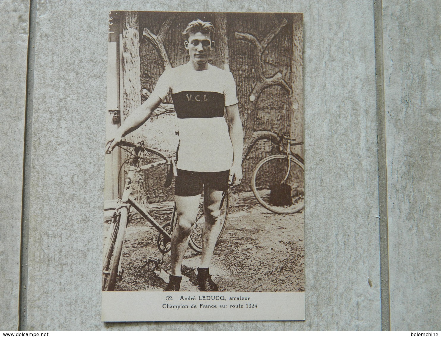 ANDRE LEDUCQ CYCLISTE AMATEUR CHAMPION DE FRANCE SUR ROUTE 1924 - Ciclismo