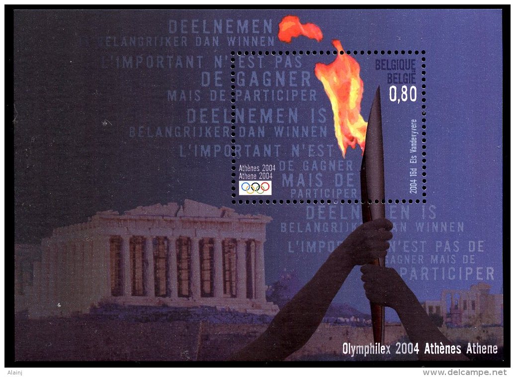 BE   BL114   XX   ---   Sports : Jeux Olympiques Athènes 2004 - 1961-2001