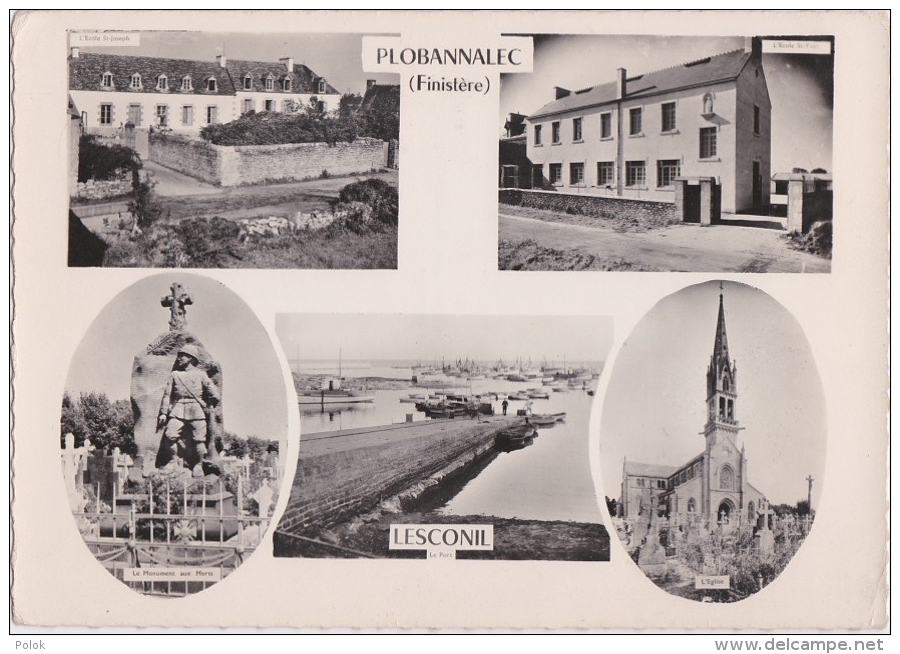 Br - Cpsm Grand Format PLOBANNALEC LESCONIL (Finistère) - Plobannalec-Lesconil