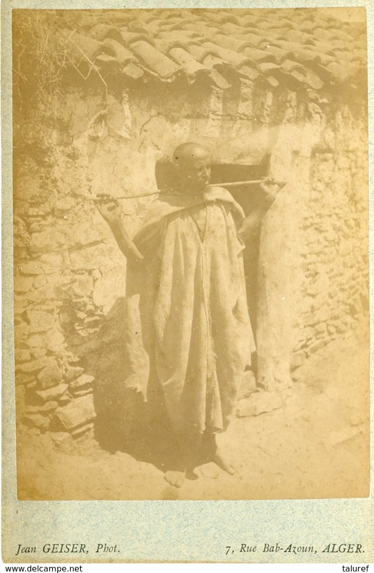 ALGERIE -  Kabile  - Carte CABINET - Photographe Jean GEISER - Circa 1880 - Afrique