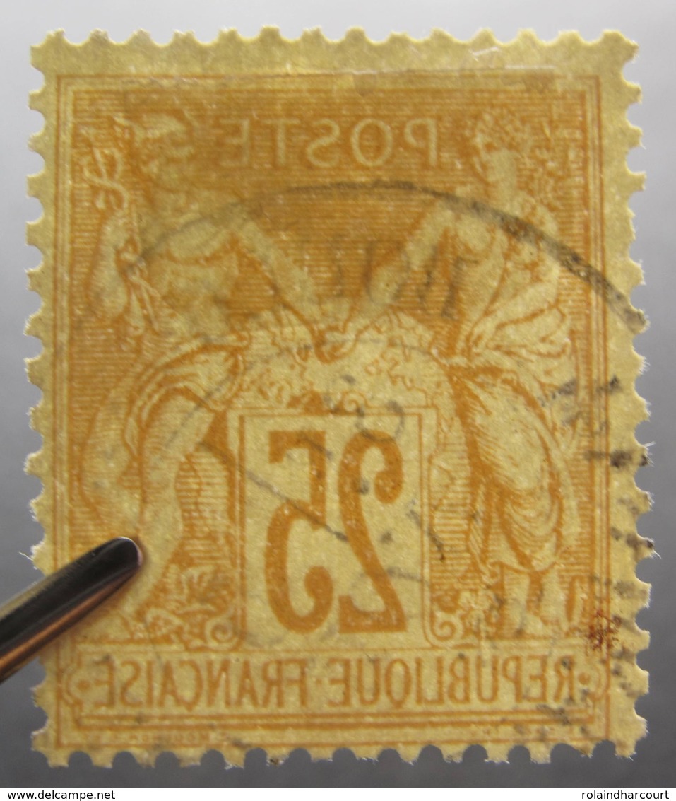 R3586/1149 - SAGE TYPE II N°92 - CàD - 1876-1898 Sage (Type II)