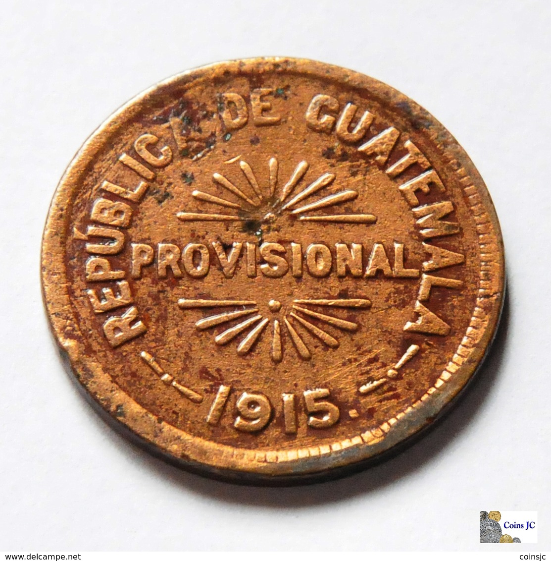 Guatemala - 25 Centavos - 1915 - Guatemala