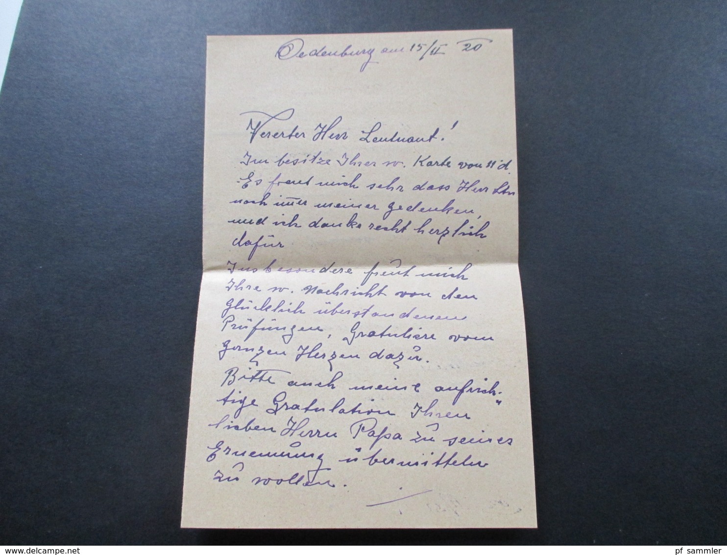 Ungarn 1920 Brief nach Wien gesendet mit Inhalt an den Ing. Ludwig Patsch. Cenzoralva / Zensurbeleg. Oedenburg