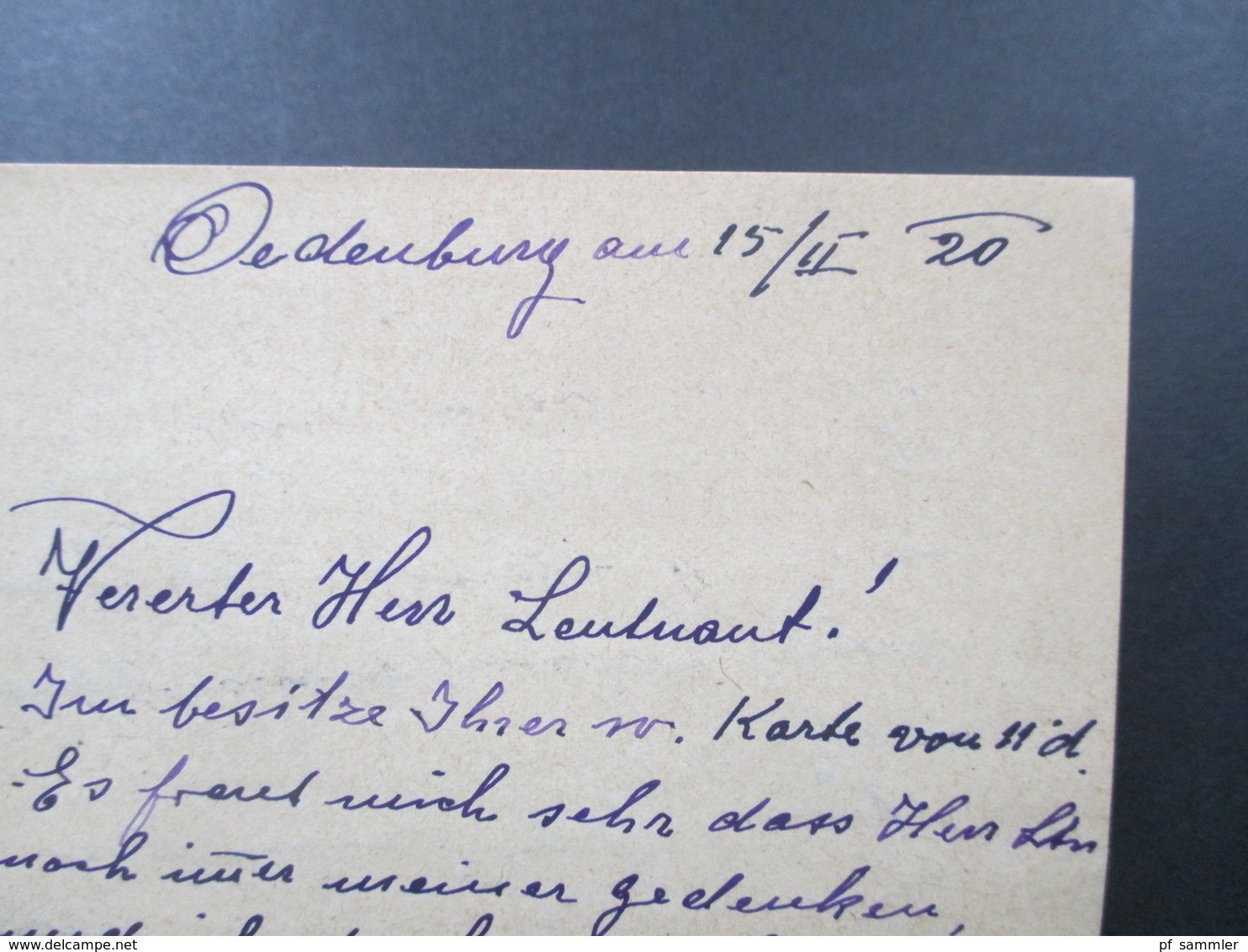 Ungarn 1920 Brief nach Wien gesendet mit Inhalt an den Ing. Ludwig Patsch. Cenzoralva / Zensurbeleg. Oedenburg