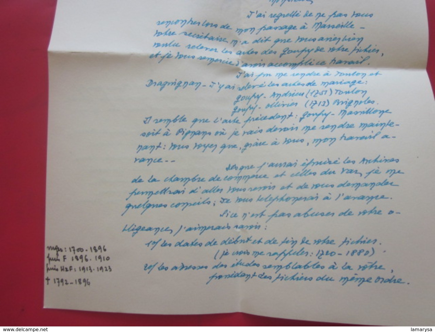 LETTRE FILIGRANE ENTÊTE MANUSCRITE A BORD C/C VILLE D'ORAN-1952-BATEAU FRENCH LINE MESSAGERIE MARITIME ALGÉRIE FRANÇAISE - Altri & Non Classificati