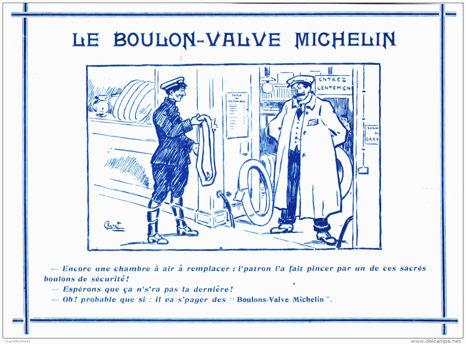 PUB  PNEUS    " MICHELIN  "  1909 (3) - Autres & Non Classés