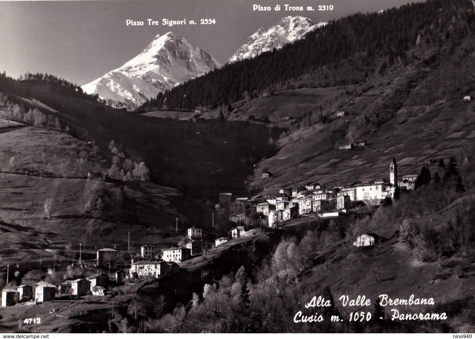 CUSIO (BG) - ALTA VALLE BREMBANA - F/G - V: 1962 - Autres & Non Classés