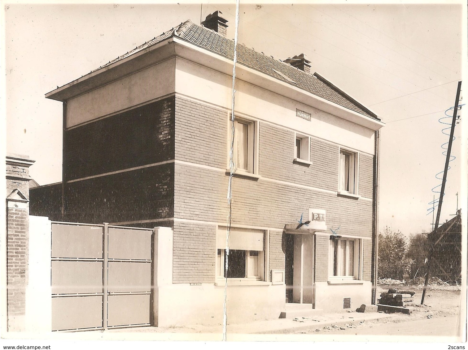 Dépt 80 - HORNOY-LE-BOURG - ÉPREUVE De CARTE POSTALE (photo R. LELONG) + 3 PLAQUES De VERRE - La Poste - Édition Marchon - Hornoy Le Bourg