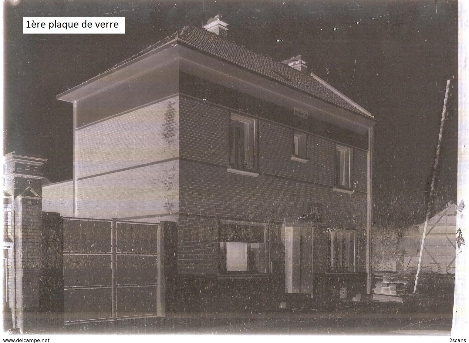 Dépt 80 - HORNOY-LE-BOURG - ÉPREUVE De CARTE POSTALE (photo R. LELONG) + 3 PLAQUES De VERRE - La Poste - Édition Marchon - Hornoy Le Bourg