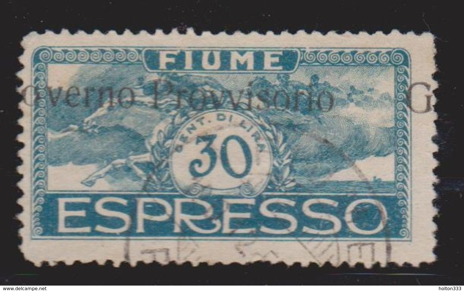 FIUME Scott # E10 Used - Special Delivery - Local Post Stamps