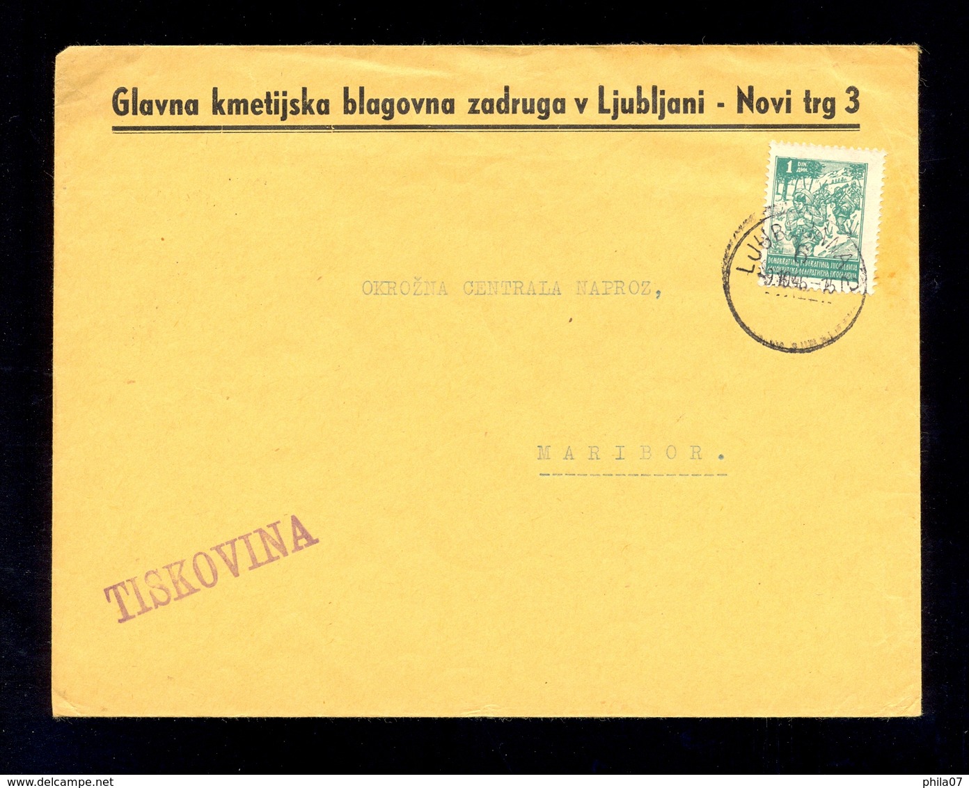 Slovenia, Yugoslavia - 4 Envelopes With The Various Headers Of Firms From Ljubljana. - Slovenia