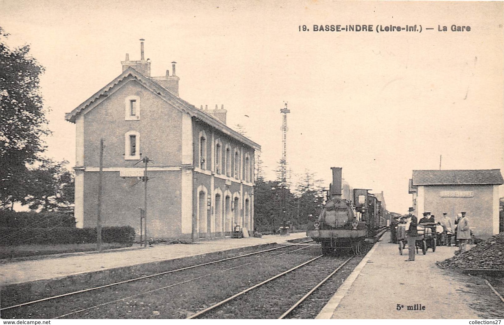 44-BASSE-INDRE- LA GARE - Basse-Indre