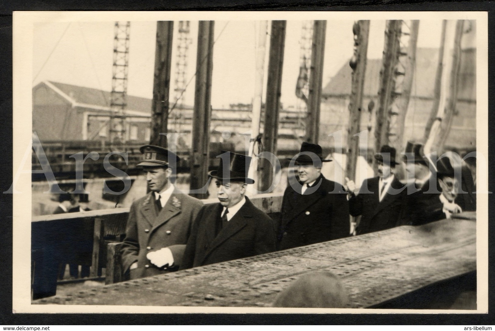 Postcard / ROYALTY / Belgique / België / Roi Leopold III / Koning Leopold III / Hoboken / 1936 / Cockerill Yards - Autres & Non Classés