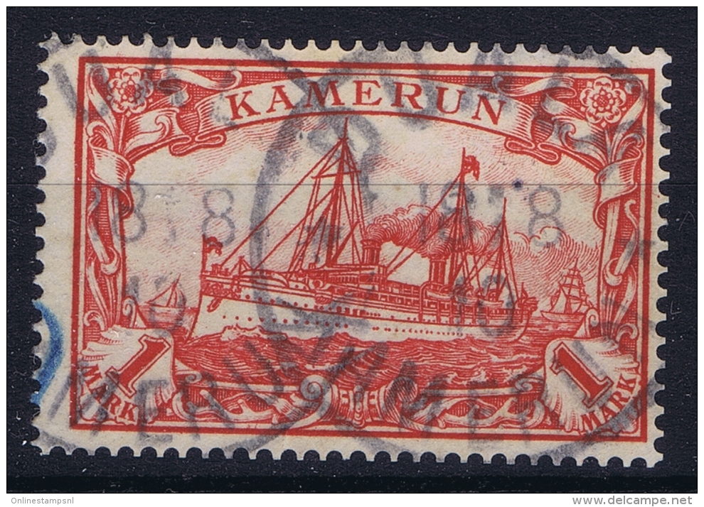 Deutsch Kamerun : Mi 16 Stempel DUALA  Signed/ Signé/signiert/ Approvato Steuer - Kamerun