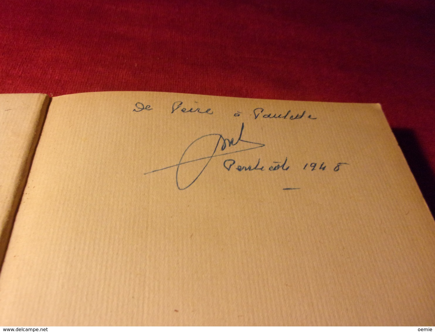 LIVRE  AVEC AUTOGRAPHE  ° LOT DE 4 LIVRES DE PIERRE MIREMONT ECRIVAIN DU PERIGOR  NOIR AVEC AUTOGRAPHE ANNEE 1948