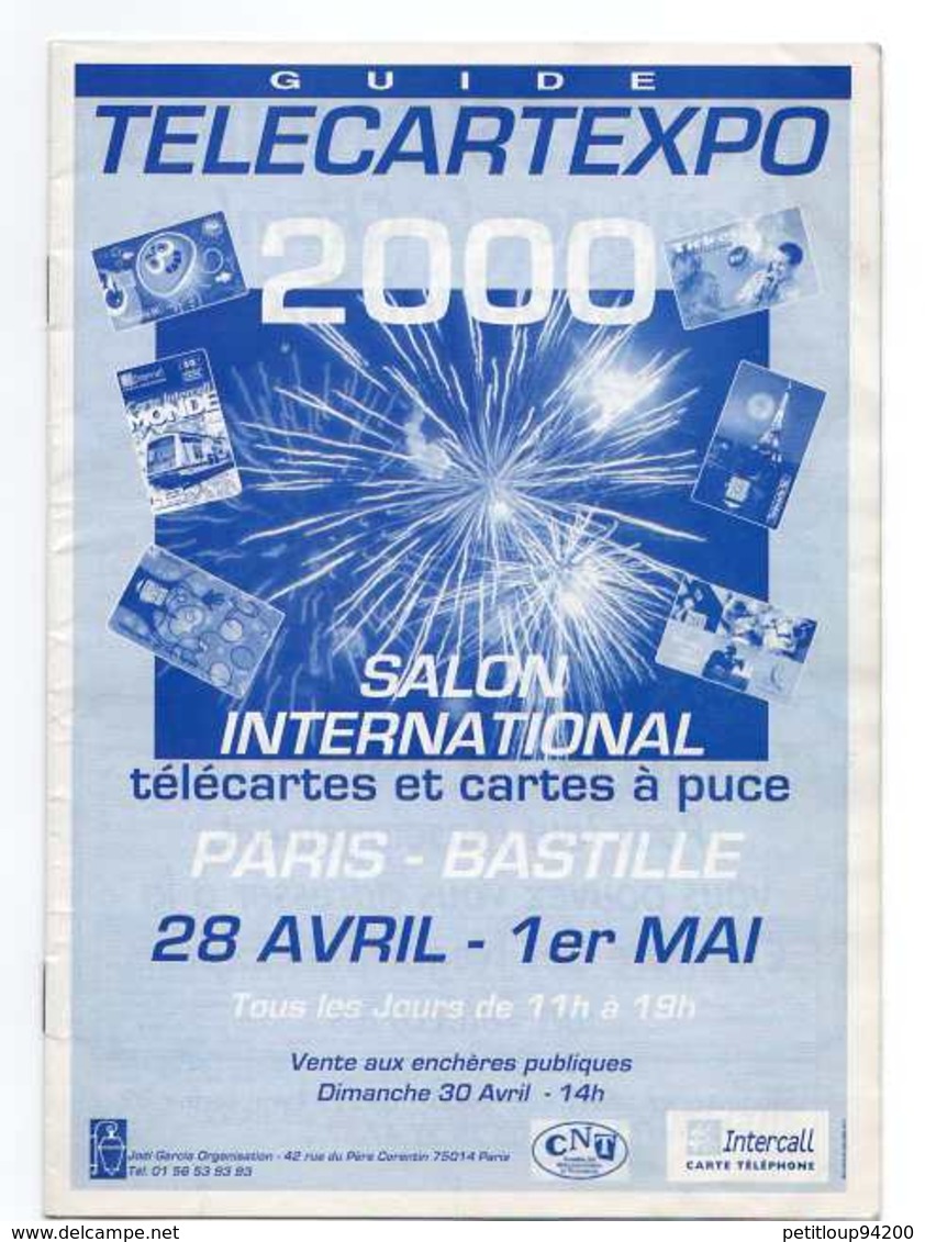 GUIDE VENTE AUX ENCHERES PUBLIQUES Télécartexpo 2000  AVRIL 2000 - Libros & Cds