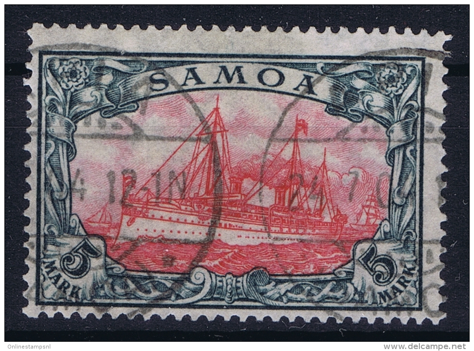 Samoa : Mi 23 II  Obl./Gestempelt/used  Fake Cancel - Samoa