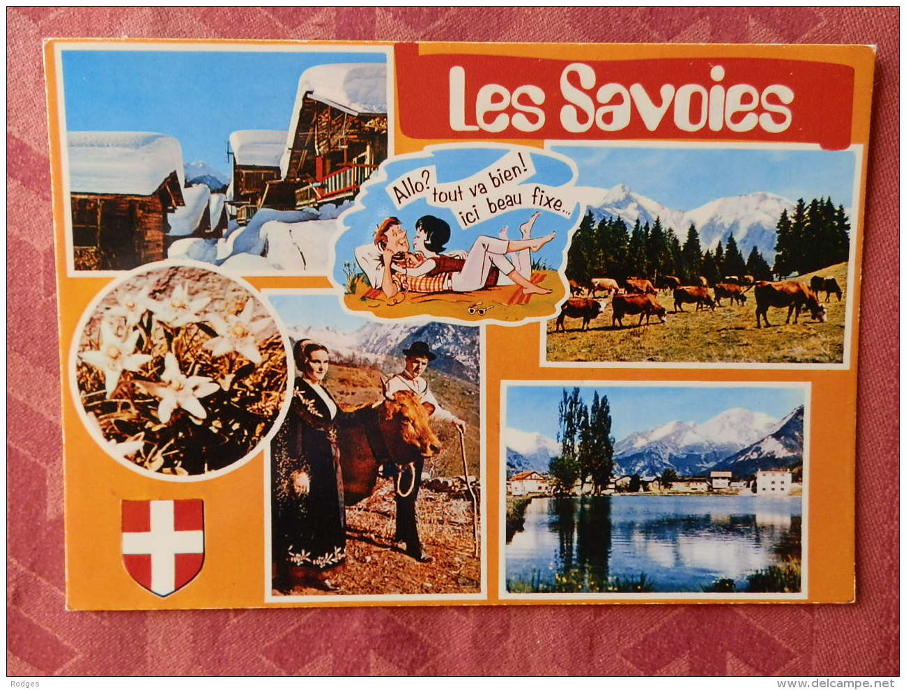 Dep 73 , Cpm  Les SAVOIES , "Savoie éternelle" , C SE999 004.0023 , Multivues  (07.22.071) - Autres & Non Classés