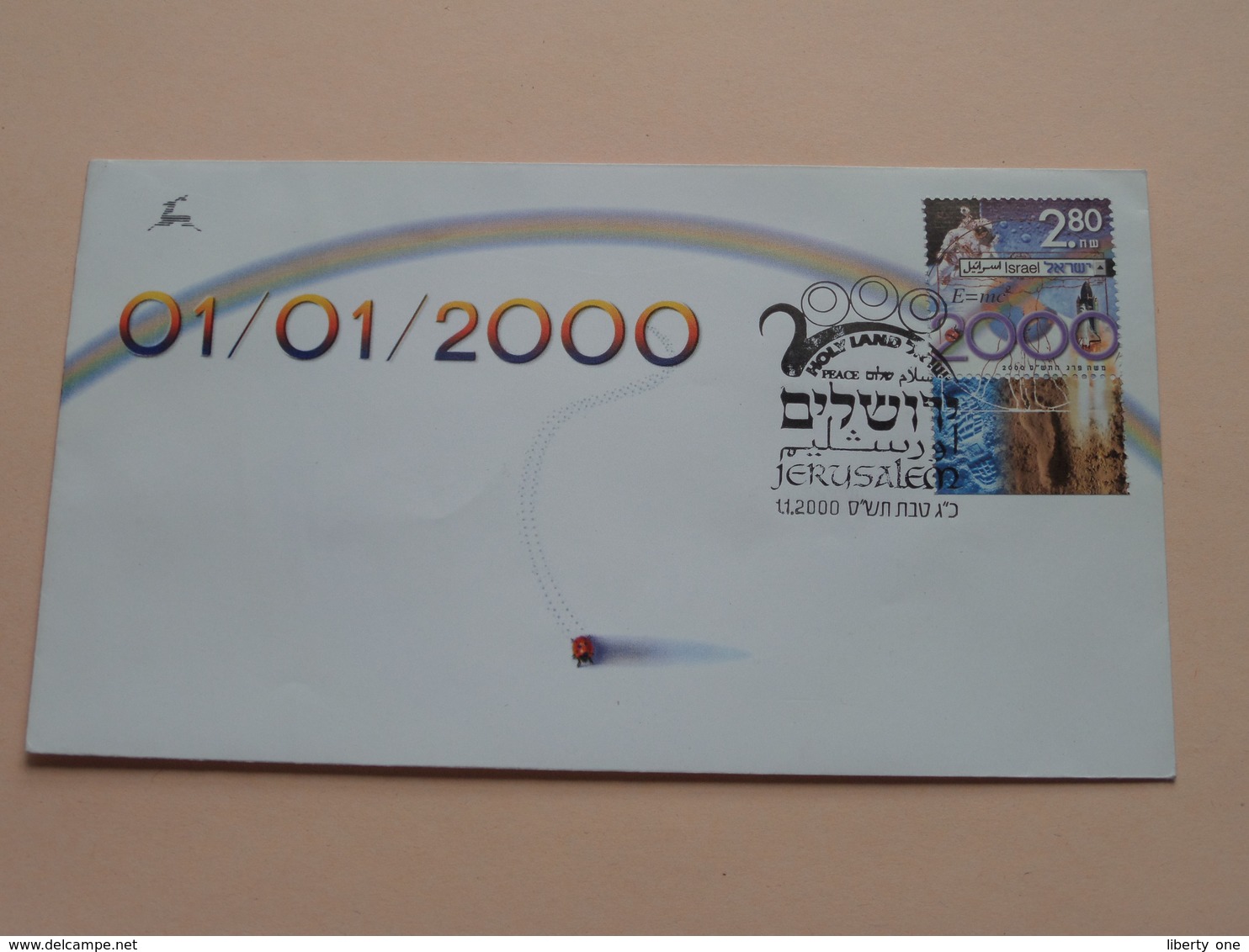 01/01/2000 Memories From The HOLY LAND - A Souvenir Of The First Day New Millennium ( See Photo Please ) ! - Storia Postale